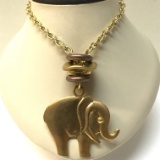 Long Elephant Pendant