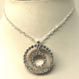 Vintage Liz Claiborne Fiery Rhinestone Necklace