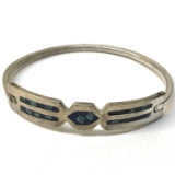 Sterling Silver Inlaid Bracelet