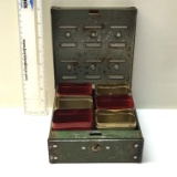 1940s Home Budget Bank with Tins by Tudor Metal Prod Corp