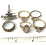 Lot of Rings Sizes 6-9