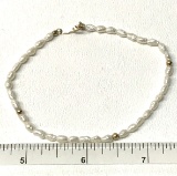 Pearl Bracelet with 14k Gold Clasp