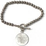 Sterling Silver Beaded Bracelet