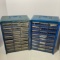 Pair of Plastic Organizers with Multiple Drawers & Some Beads