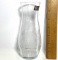 Etched Floral Pasabahce Vase Made in Turkey with Original Foil Label