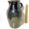 Great Vintage 2 Gallon Pottery Pitcher with Handle