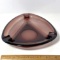 Vintage Amethyst Glass Ashtray