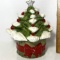 2 pc Ceramic Christmas Tree Dish