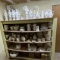 Wall FULL of Misc Unpainted Ceramics