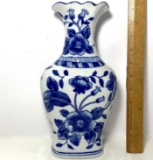Porcelain Vase with Floral Design