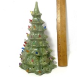 Early Ceramic Christmas Tree with Lights