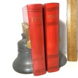 Pair of Ceramic Liberty Bell Bookends