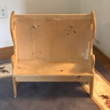 Small Wooden Doll Bench