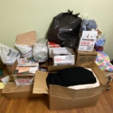 Large Lot of Fabric & Misc Items