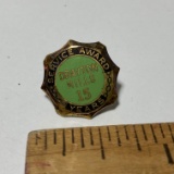 10K Gold Drayton Mills 15 Years of Service Screwback Pin