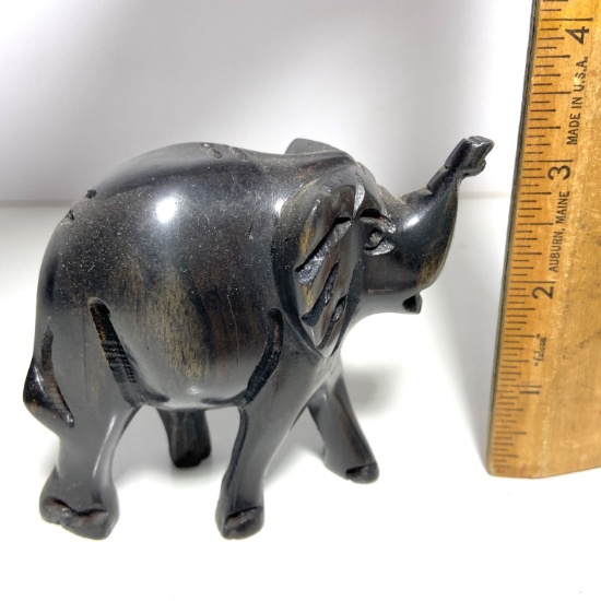 Uniquely Carved Elephant Figurine