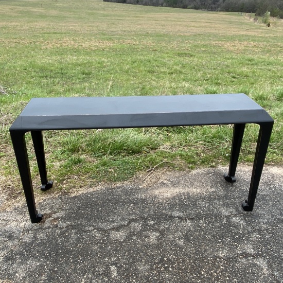 Nice Black Wooden Sofa Table