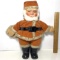 Early Plush Santa with Velour Suit & Gift Sack