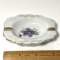 Vintage Porcelain Violet Personal Sized Ashtray Made in Japan