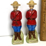Pair of Vintage Porcelain Canada Souvenir Figurines