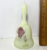 Pretty Hand Painted Fenton Bell Signed by Artist
