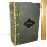 1862 “Godey’s Lady’s Book and Magazine” Hard Cover Book - Really Neat Book