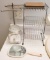 Bath Lot, Towel Holder, Hand Mirror, Shelf