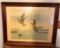 Vintage Framed Duck Print Pintails in Flight by Conrad Roland