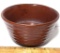Vintage Brush USA Ribbed Pottery Bowl