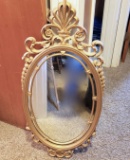 Vintage Gold Syroco Mirror