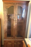 Vintage Locking Gun Cabinet with Key