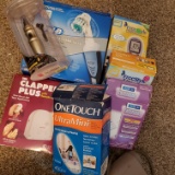 Lot of Home Care Items, Electric Toothbrush, Blood Monitoring, and More