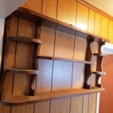 Vintage Wood Display Shelf