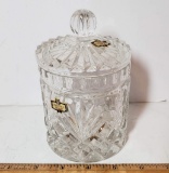 Vintage Crystal Lidded Jar