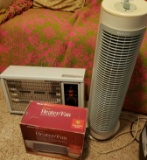 Heater, Fan, and Air Filter Lot