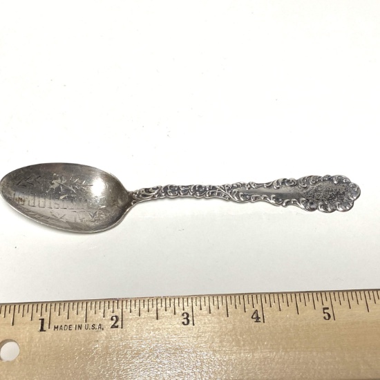 Sterling Silver Vintage “1000 Islands NY” Souvenir Spoon