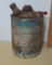 Vintage Fuel Can with Spout & Bail Handle