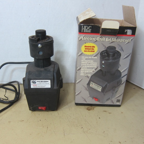 Electric Drill Bit Sharpener by HDC 1600 RPM 120 Volt - Model No. EDBS 02777