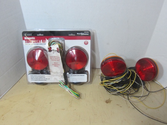 Magnetic Mount Tow Lights for Car or Trailer Towing