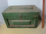 Textile Loom Fixers Wooden Tool Box with Raised & Recessed Panels