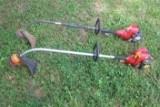 Pair of Gasoline Curved Shaft String Weed Trimmers Mighty Lite by Homelite