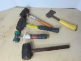 4 Hammers - Dead Blow & No Mar Nylon Rubber Mallets & Hatchet