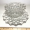 Vintage Jeanette Glass Bowl with Large Saucer