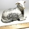 Adorable Porcelain Sheep Dish Made in Italy