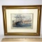 “Whaleship James Arnold Docked in New Bedford 1863” Water Color Signed RV Prosser