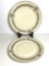 Pair of Vintage Rosenthal Ivory Orelay Floral Plates 8 & 8-1/2”