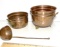 Hammered Copper Planter & Ladle