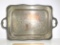 Antique Silver Plated Double Handled Tray