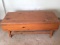 Vintage Wooden Drop-Leaf Coffee Table