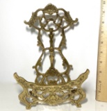 Ornate Brass Plate/Book/Art Stand